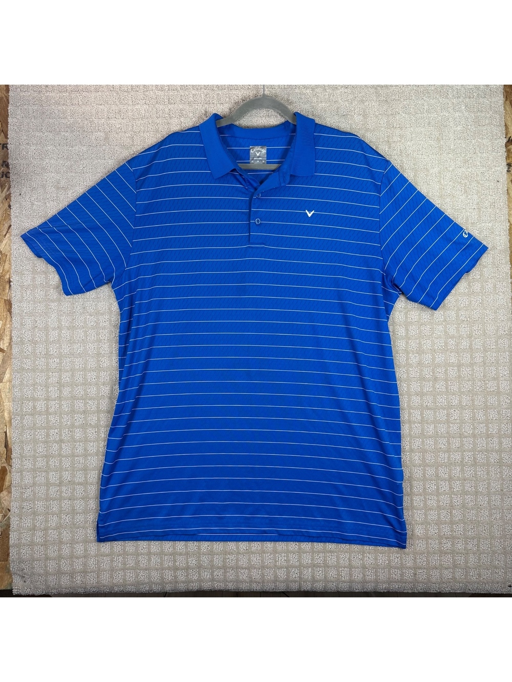 Callaway Opti-Dri Golf Polo Shirt XL Blue